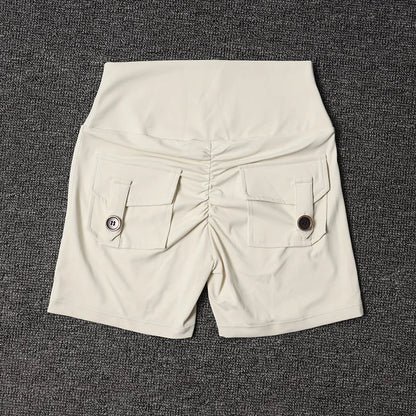 Women's Workout Slim Fit High-Waist Shorts