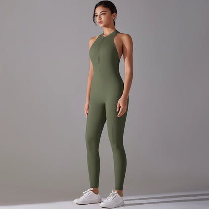 Apex Ritual – Women's Tummy-Control Sports Bodysuit – Yoga & Gym One-Piece