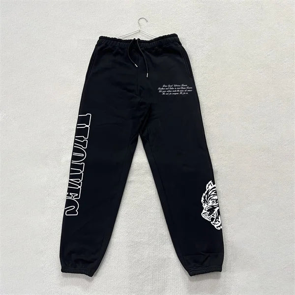 DARC SPORT ankle-length sweatpants, American-style fleece pants, fall/winter fitness training pants, men's and women's matching