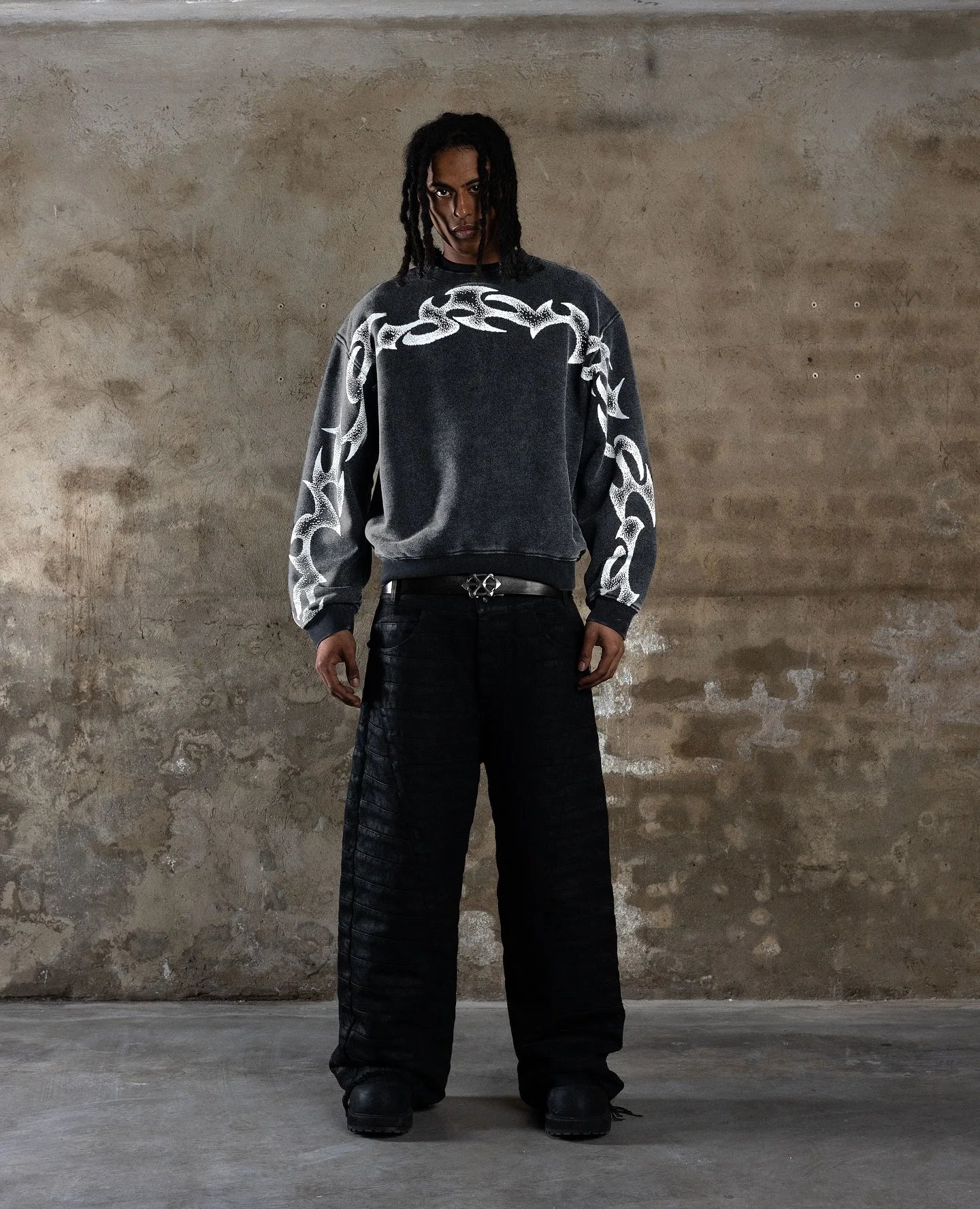 Apex Ritual – Street Cool Original Graphic Printed Jacket – Upright Collar Zipper Retro Hip Hop