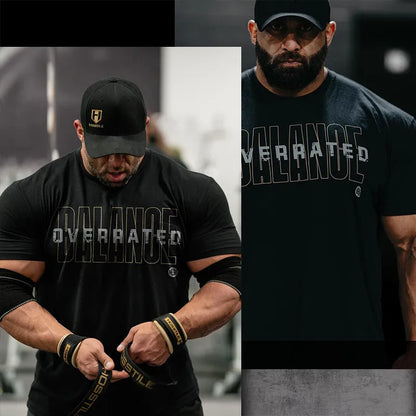 Apex Ritual – レトログラフィック ジムTシャツ – ルーズフィット コットンTシャツ ユニセックス