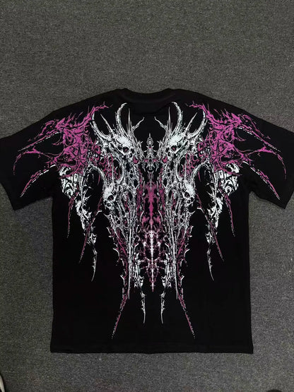 Breathedivinity American-style loose-fitting fitness cotton t-shirt - APEX RITUAL men's t-shirts