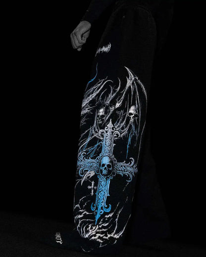 Breathedivinity American-style street workout casual loose-fit printed - APEX RITUAL men's pants
