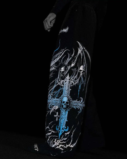 Breathedivinity American-style street workout casual loose-fit printed - APEX RITUAL men's pants