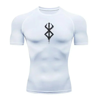 Apex Ritual Men's Compression Shirt – Quick-Dry Rash Guard Training Top