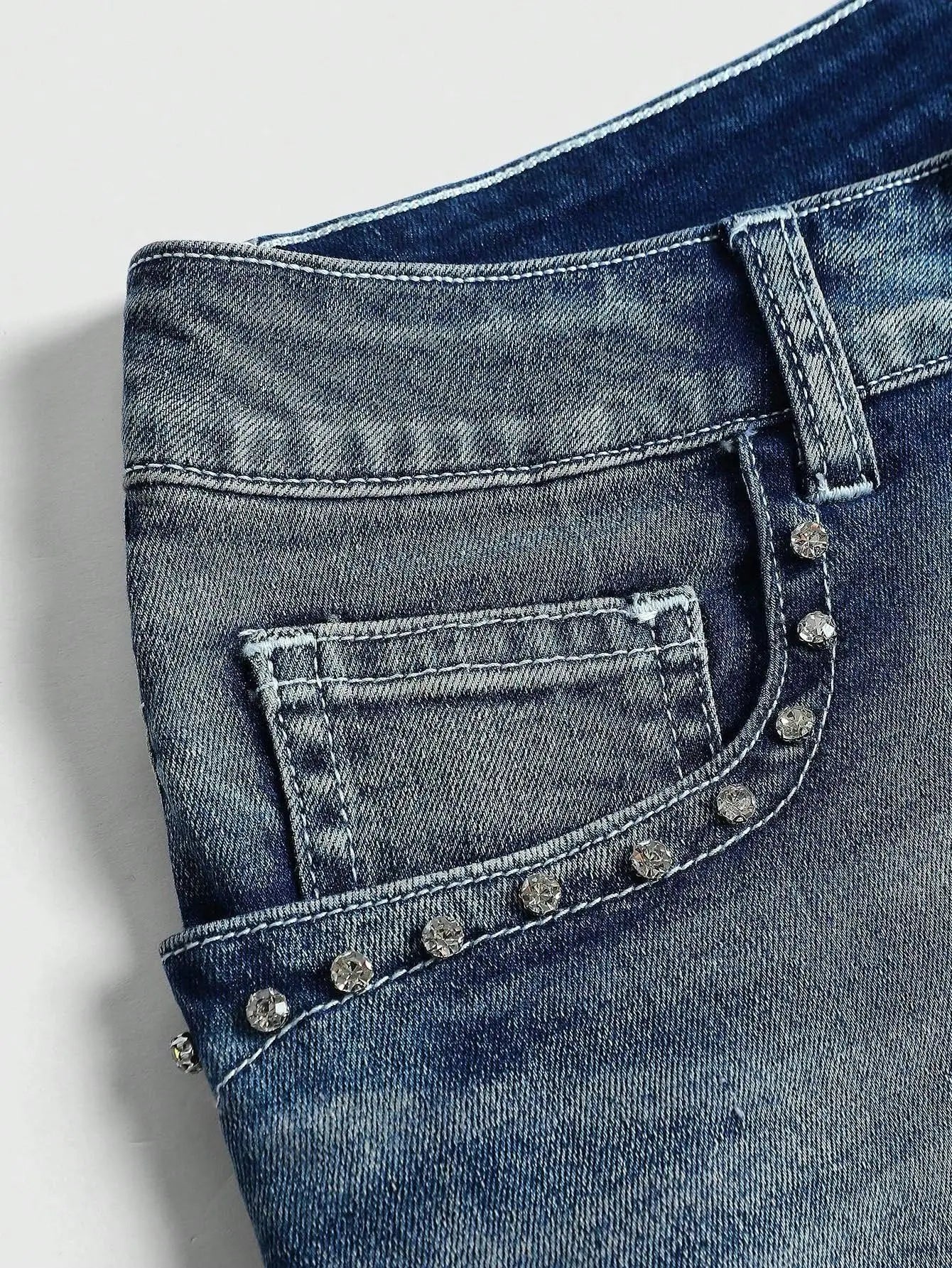 Women's Y2K High-Waist Denim Shorts