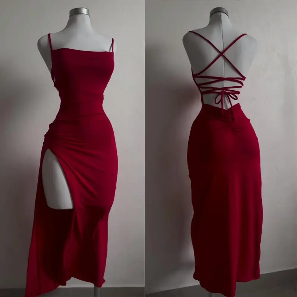 Women's Halter Hip-Hugging Summer Dress