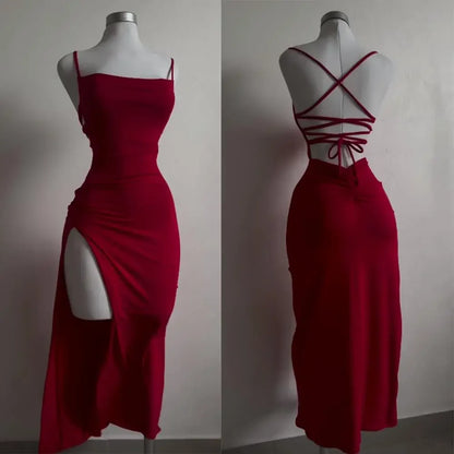 Women's Halter Hip-Hugging Summer Dress