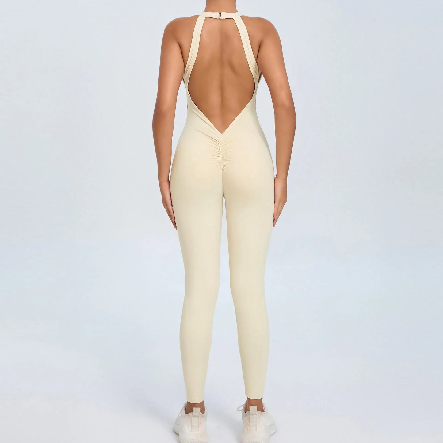 Women's Workout Coffee Jumpsuit