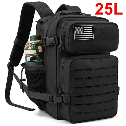 Apex Ritual – タクティカルMOLLEバックパック 25L/45L – ミリタリースタイル ジム＆アウトドア ハイキングリュックサック