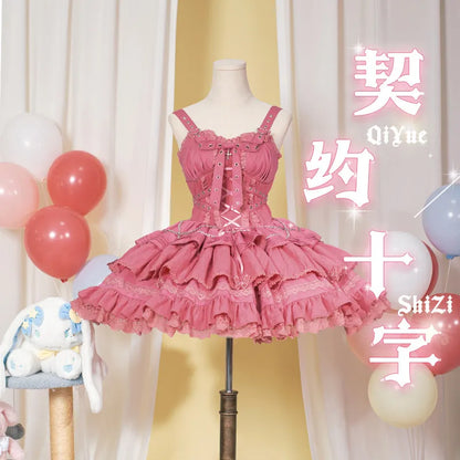 Women's Harajuku Gothic Chain JSK Dress