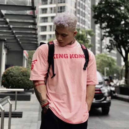 casual sportswear men sports short sleeved T-shirt men summer loose cotton tops large size outdoor gym running training T-shirt