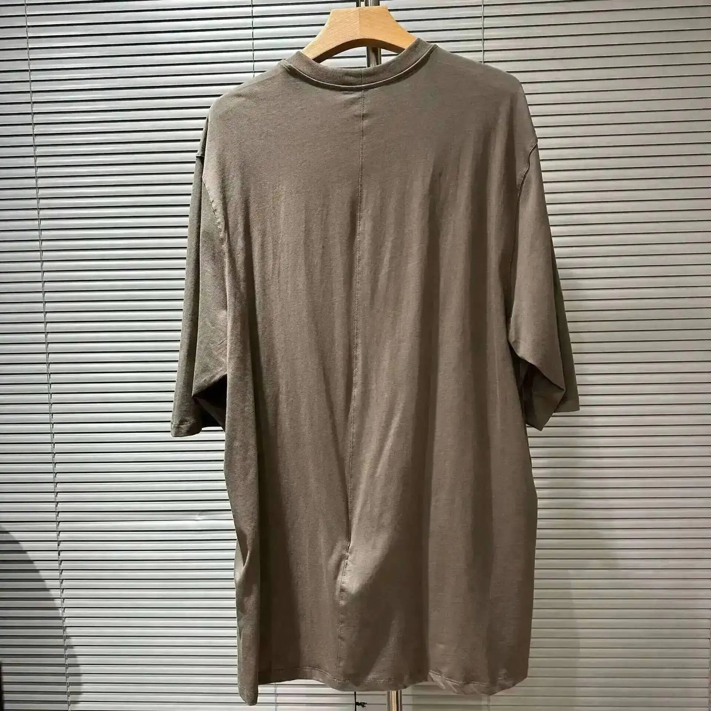 HKSH Summer Men's Tide Dark High Street Trendy Letters Print T-shirt Women Round Collar Cotton Oversized Loose Short Tees HK3578