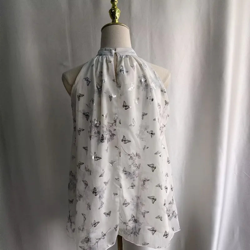 Women's Floral Halter Mini Dress