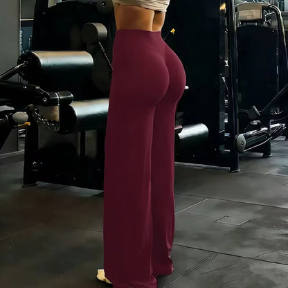 Women's Workout Wide-Leg Slim Fit Yoga Pants