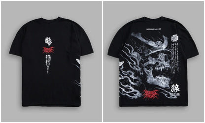 Men's Oversized Martial Arts Graphic Workout T-Shirt