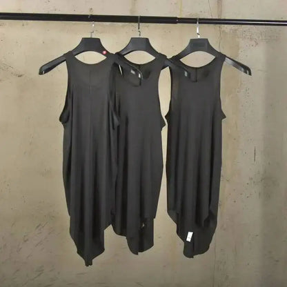HKSH RO 2025 Summer New Man Dark Tide Chic Tank Top Ultra-thin Transparent Sleeveless Sweatshirt Wool Fashion Vest Trendy HK4911