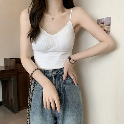 Women's Padded Sporty Strap Tank Top