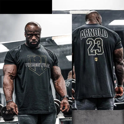 Apex Ritual – レトログラフィック ジムTシャツ – ルーズフィット コットンTシャツ ユニセックス