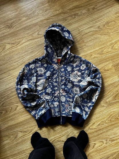 Y2K New Korean Version of College Style Spice Girl Zipper Hoodie Women Harajuku Casual Loose Fleece Thick Sweatshirt Punk Hoodie