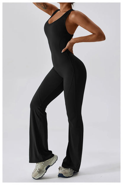 Apex Ritual – Women's One-Piece Gym Jumpsuit – Stretch Sports Bodysuit