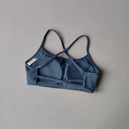 Women's Summer Yoga Apparel: Breathable Underwear, Sports Bra for Running, Push-Up Shaping, and Shock-Proof Top