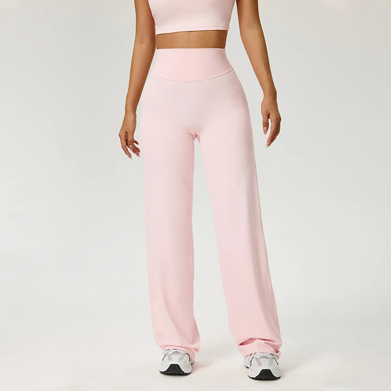 Women's Workout Wide-Leg High-Waist Leggings