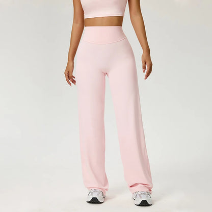 Women's Workout Wide-Leg High-Waist Leggings