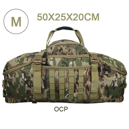 25L 45L 80L Sport Travel Bag Molle Tactical Backpack Gym Fitness Bag Large Duffle Bags for Camping Hunting Fishing