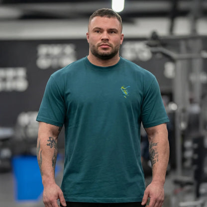 SILVERBACK Muscle Fitness T-shirt Summer Men's Athleisure Workout short sleeve Shirts cotton Fitness Tee Gym Sports Shirt Tops