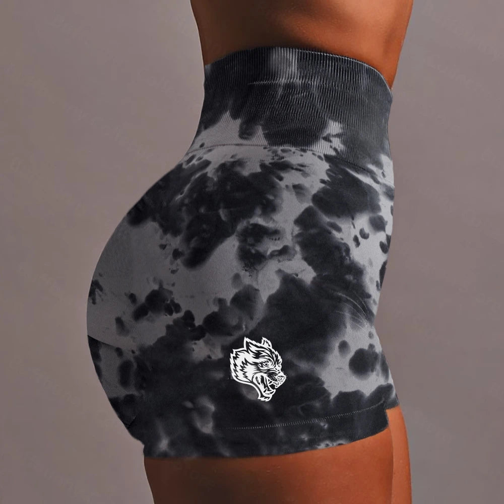 DARC SPORT Seamless Three-Piece Seamless High-Waisted Thigh-High Tight Leggings Yoga Pants Peach Butt