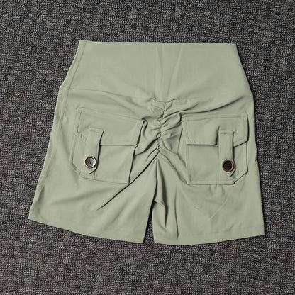 Women's Workout Slim Fit High-Waist Shorts