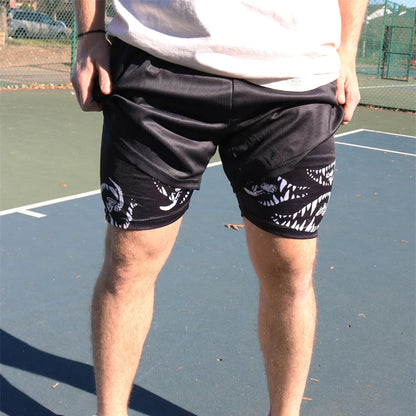 Apex Ritual – Men's 2-in-1 Training Shorts – Quick-Dry Double-Layered Gym Running Shorts