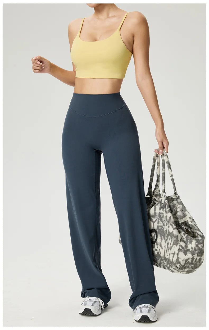 Women's Workout Wide-Leg High-Waist Leggings