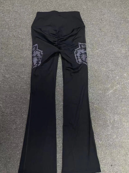 DARC SPORT Yoga Flare Pants - Summer Quick-Drying Wide Leg Pants with Tight Fit, High Waist, Show Long Legs, Sporty and Casual P