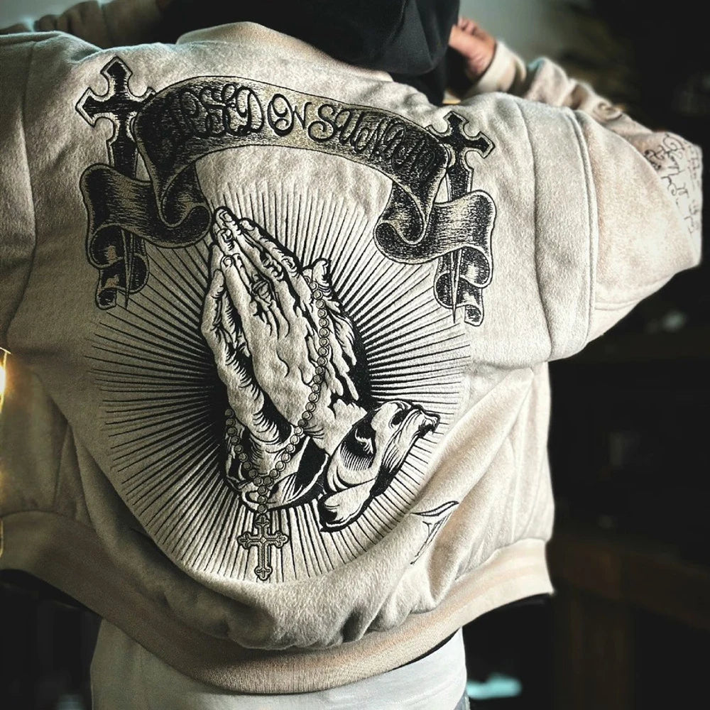 Apex Ritual – トレンディな重厚刺繍ベースボールジャケット – アメリカンハイスクールY2kヒップホップユニセックスジャケット