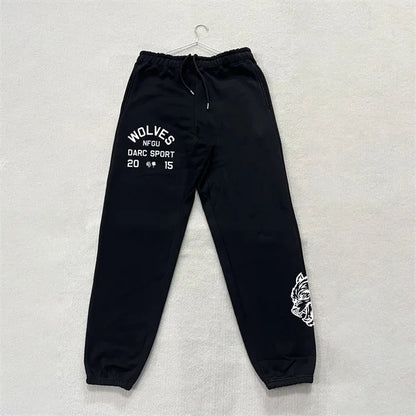 DARC SPORT ankle-length sweatpants, American-style fleece pants, fall/winter fitness training pants, men's and women's matching