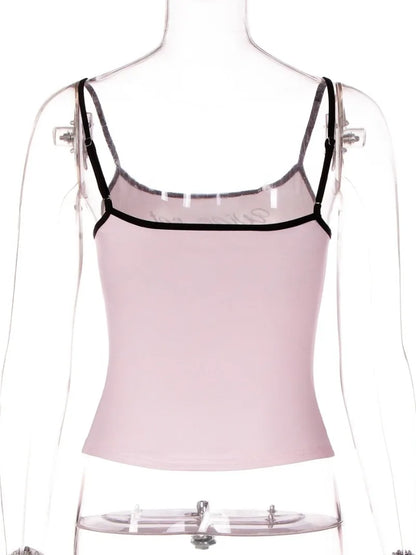 Women's Y2K Cropped Corset Tank Top