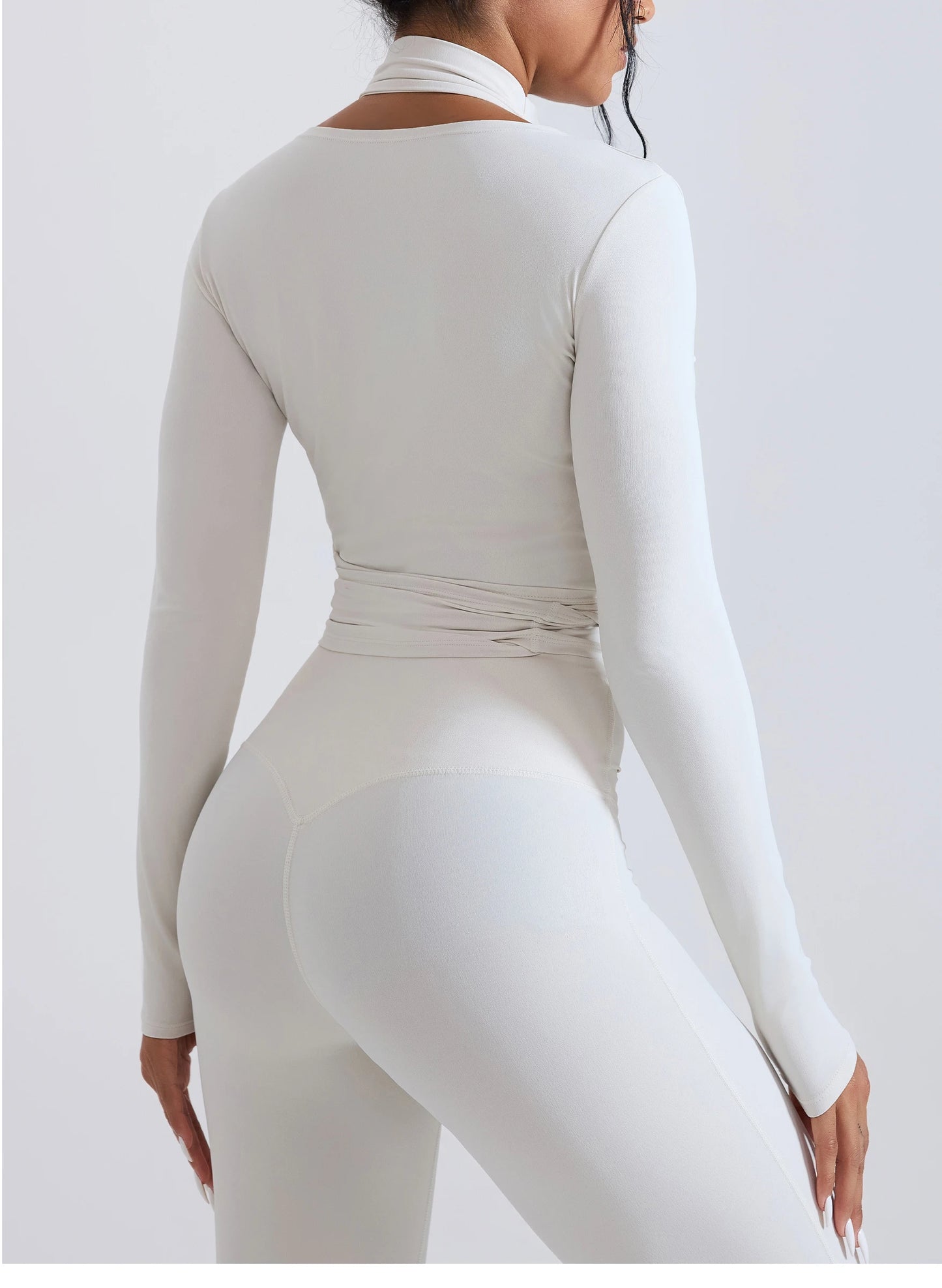 Apex Ritual – 新型ヨガ長袖ジムシャツ – スポーツトップ フィットネス アウトドア ランニング (Mujer)