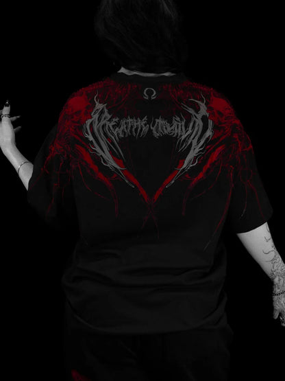 Breathedivinity New Cotton Printed Loose-Fitting Round-neck T-Shirts for Men and Women