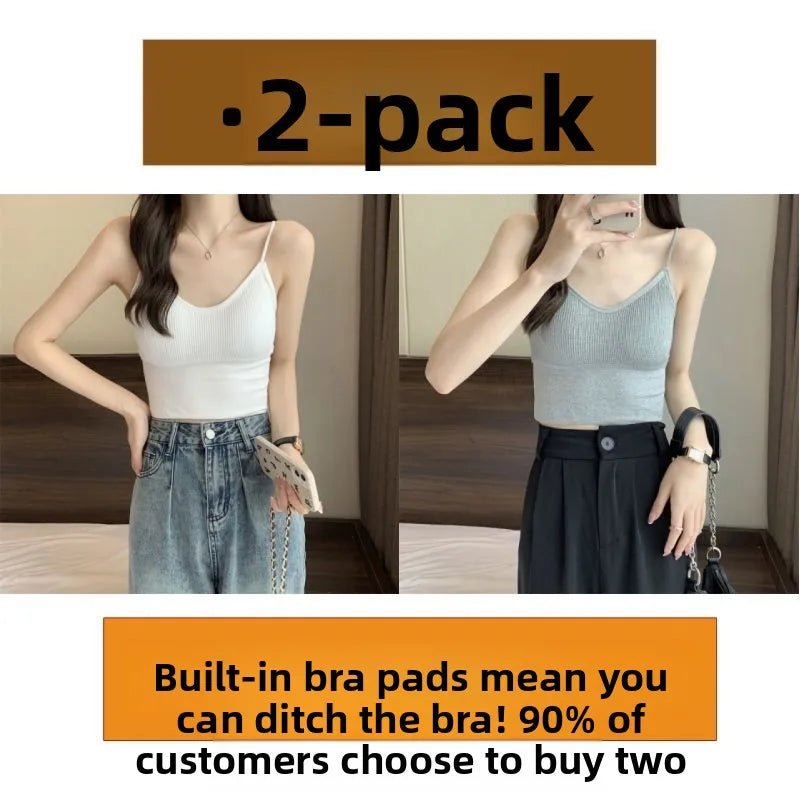 Women's Padded Sporty Strap Tank Top