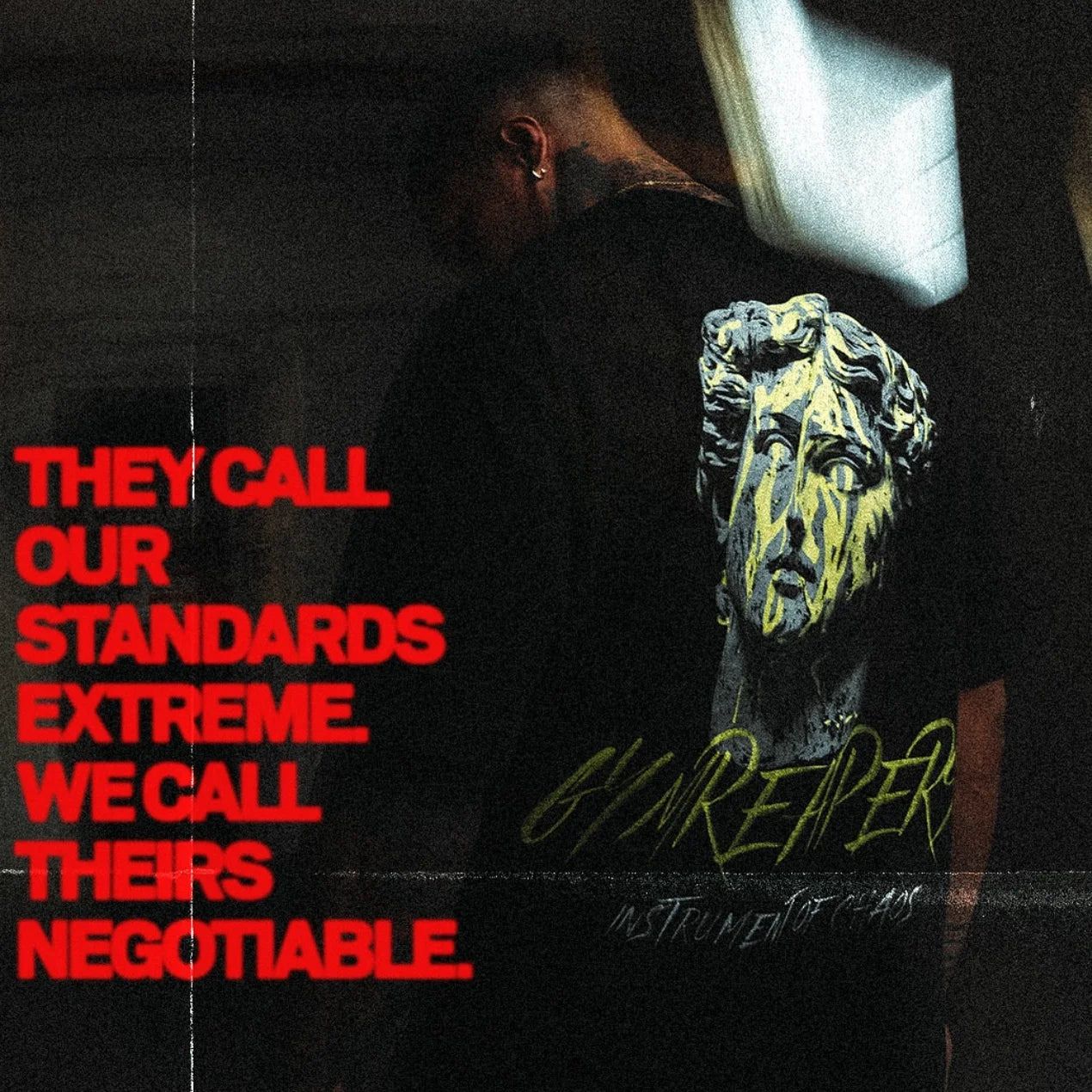 NOTHING GIVEN Oversized Loose Running T-Shirts Mens Gym REAPERS Fitness Sports Half Sleeve T Shirt Graphic Unisex Workout Tops
