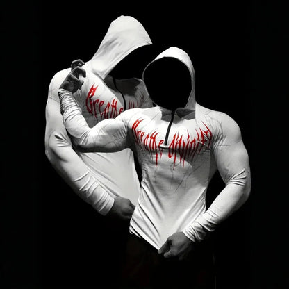 Men's Half-Zip Quick-Dry Training Hoodie