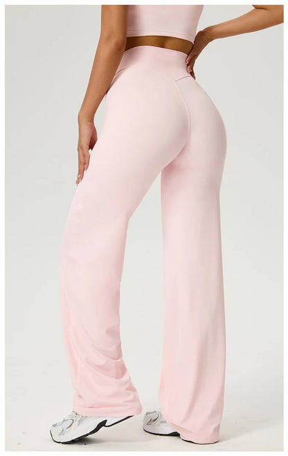 Women's Workout Wide-Leg High-Waist Leggings