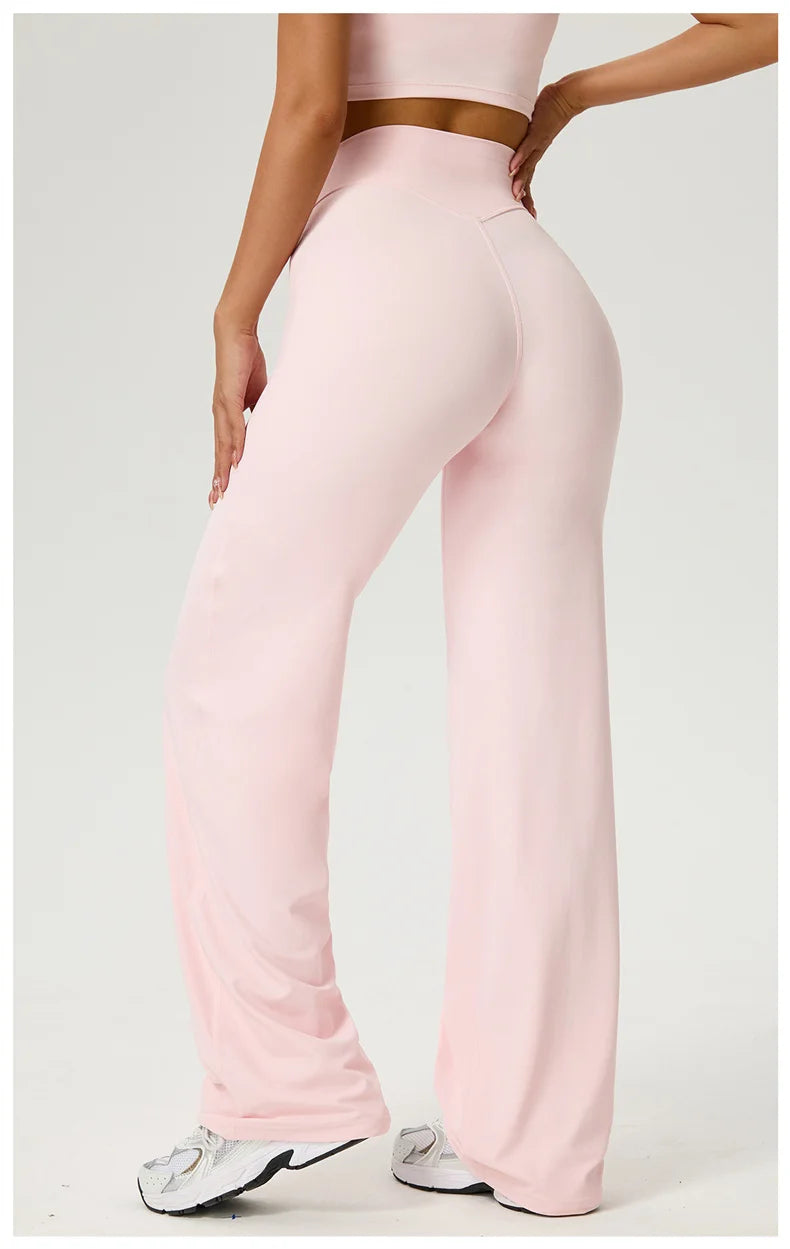 Women's Workout Wide-Leg High-Waist Leggings