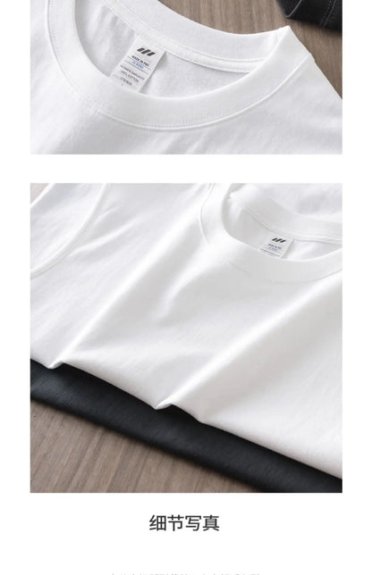Dukeen 250G Heavyweight Men's Tank Tops 2024 New Summer Pure Cotton Sleeveless Shirt Man Sports Casual Basketball Vest