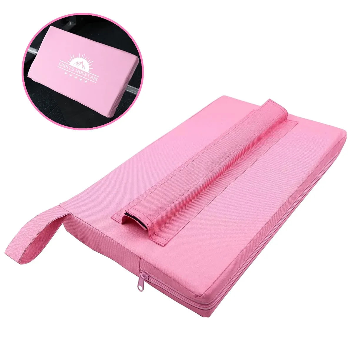 Square Hip Thrust Pad Protective Extra Thick foam pad for Barbell Weightlifting Hip Thrusts and Glute Bridges Workouts Home Gym