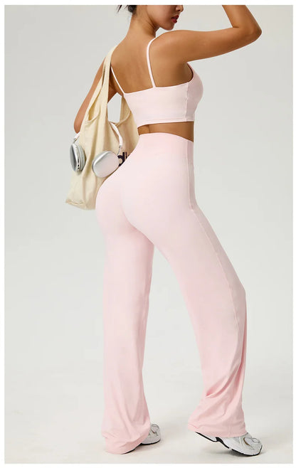 Women's Workout Wide-Leg High-Waist Leggings