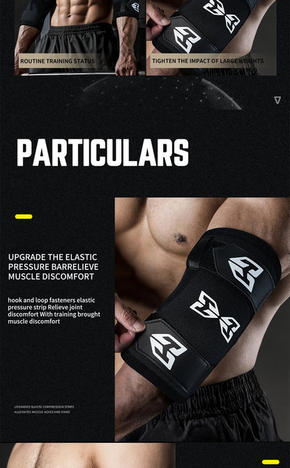 Weightlifting Elbow Brace Support Neoprene Compression Elbow Pads Arm Sleeves Protector For Powerlifting Gym strength Fitness