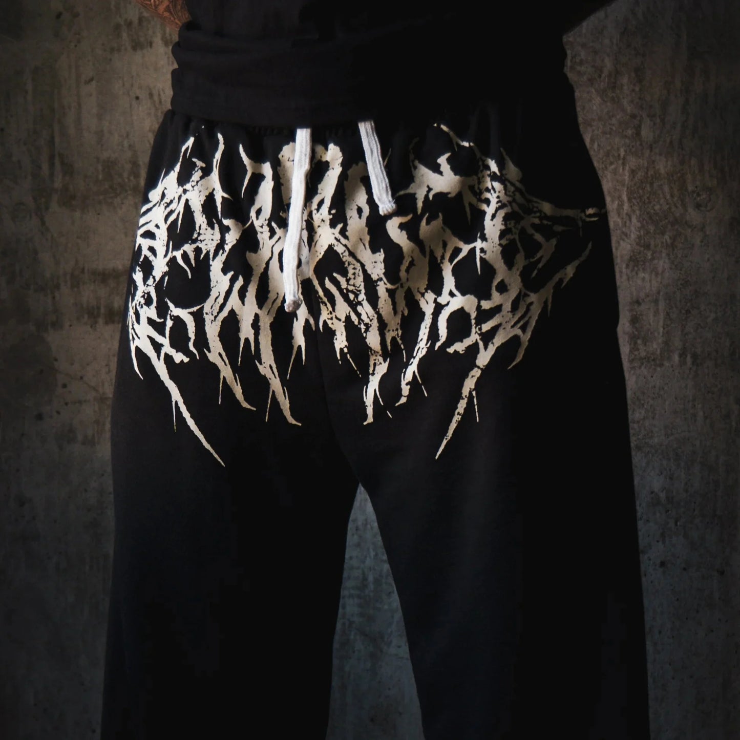 T shirt Men Dark Oversized Cotton Tee Skull Print Workout Gym Top Streetwear Fitness Clothing Alternative Fashion
